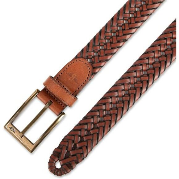 Dockers Mens Leather Braided Belt Fully Adjustable Classic Dress Casual Belt - Picture 5 of 7